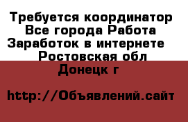 Требуется координатор - Все города Работа » Заработок в интернете   . Ростовская обл.,Донецк г.